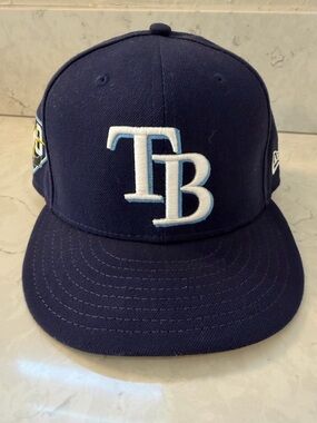New Era Tampa Bay Rays 59Fifty
Hat 7 1/8 20th
Anniversary Patch